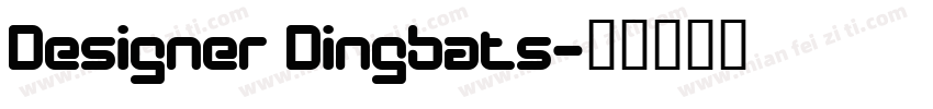 Designer Dingbats字体转换